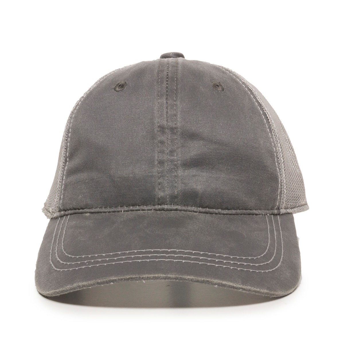 Weathered Cotton Cap w/Mesh Back 2