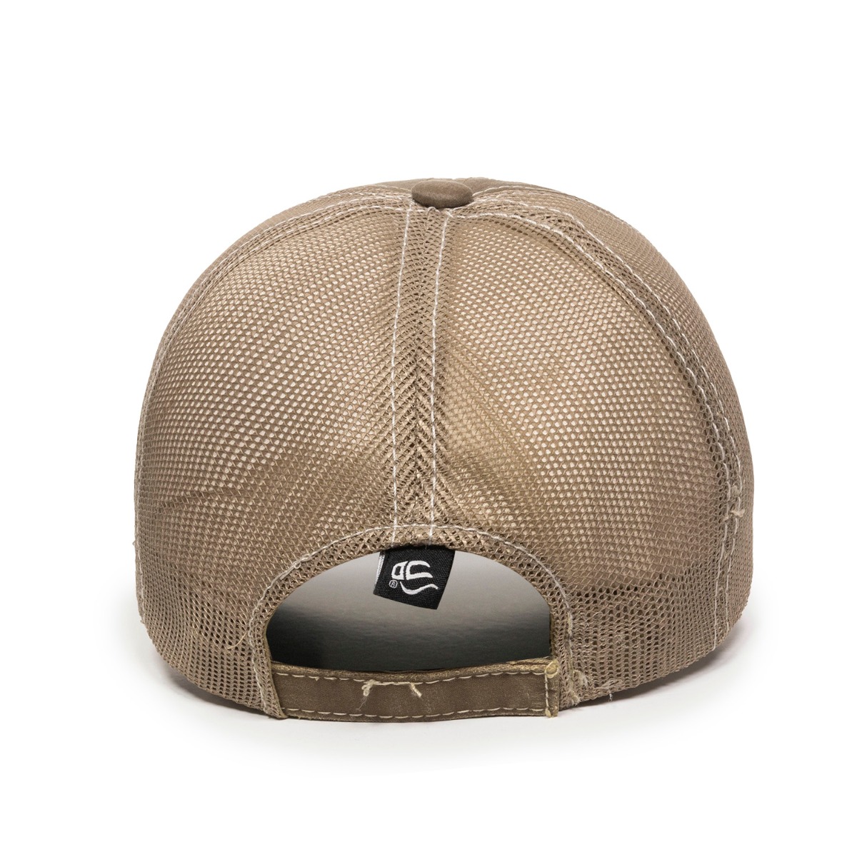 Weathered Cotton Cap w/Mesh Back 2