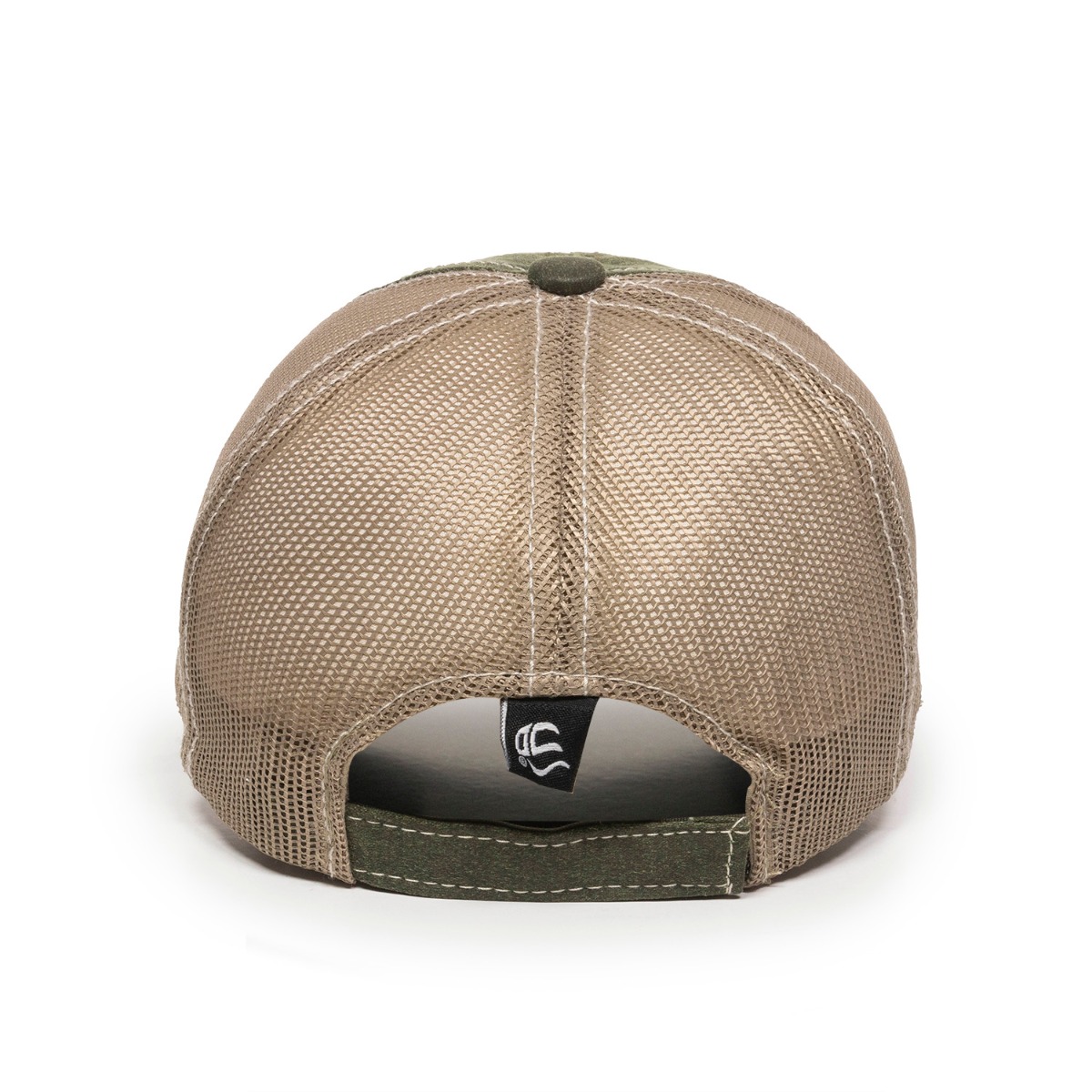 Weathered Cotton Cap w/Mesh Back 2