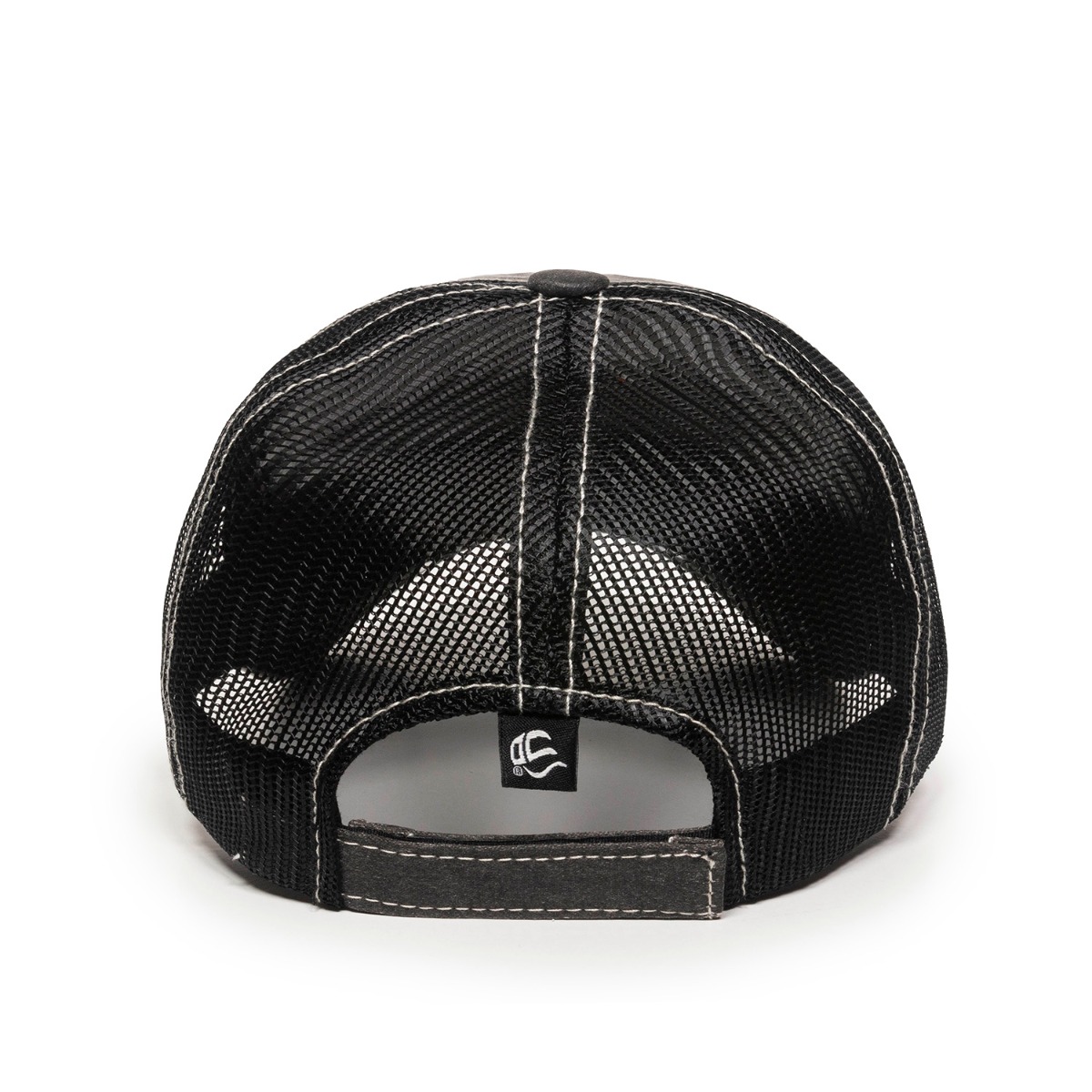 Weathered Cotton Cap w/Mesh Back 2