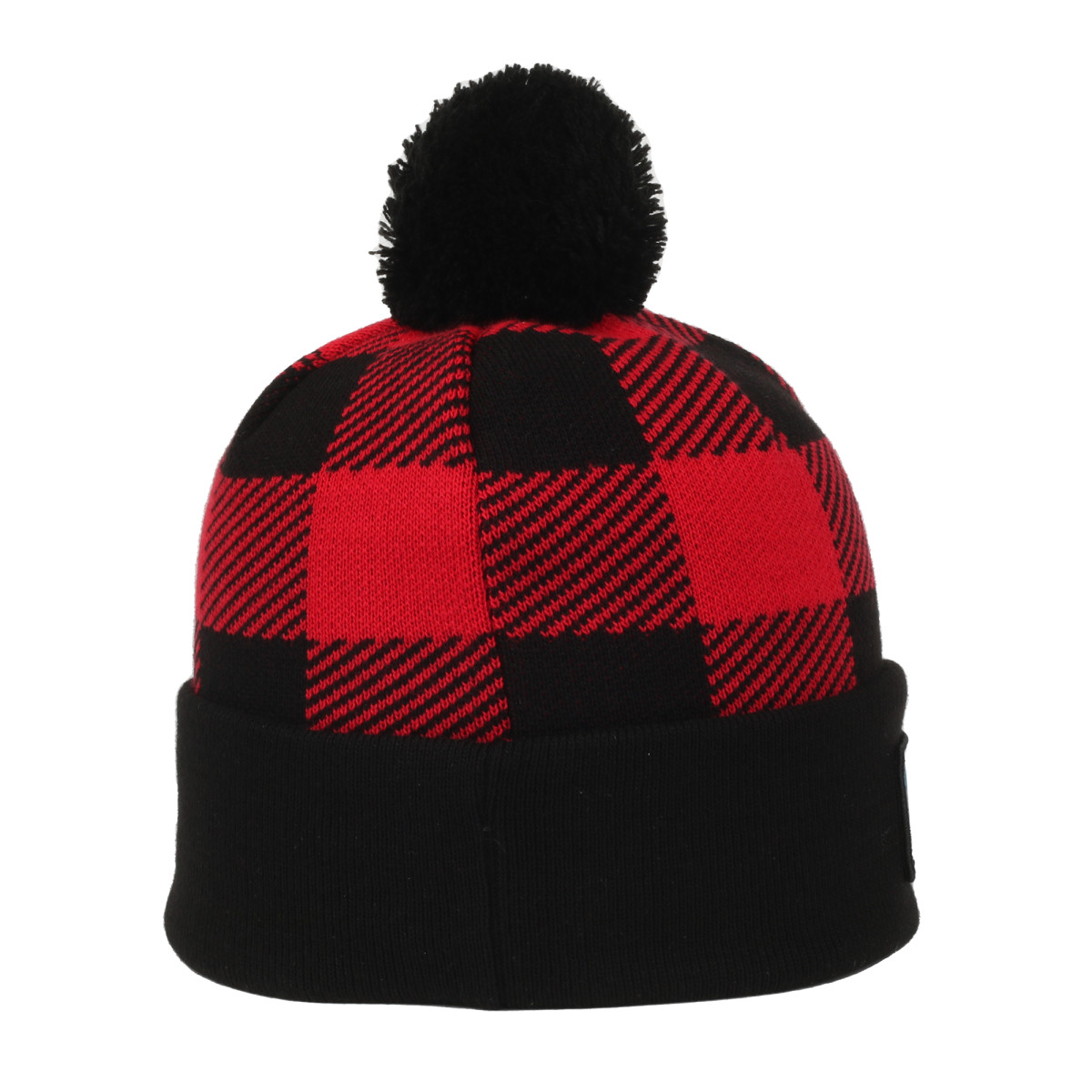 Plaid Watch Cap with Pom 1