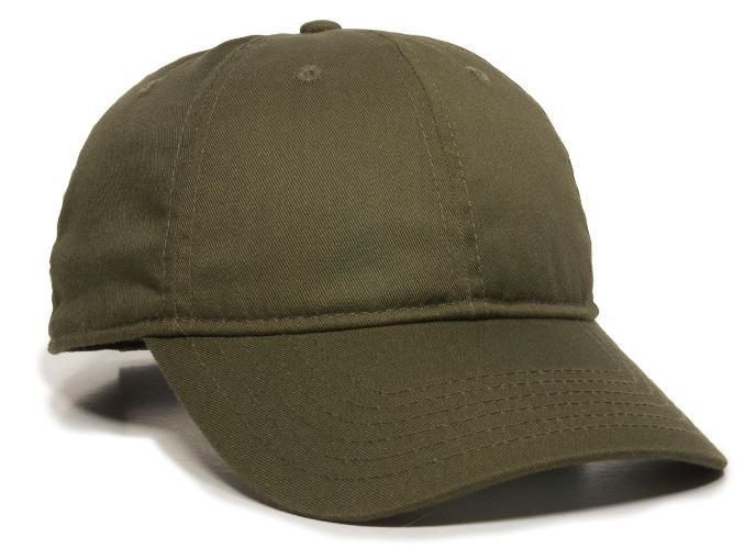 Recycled Plastic Cap w/Solid Back 1