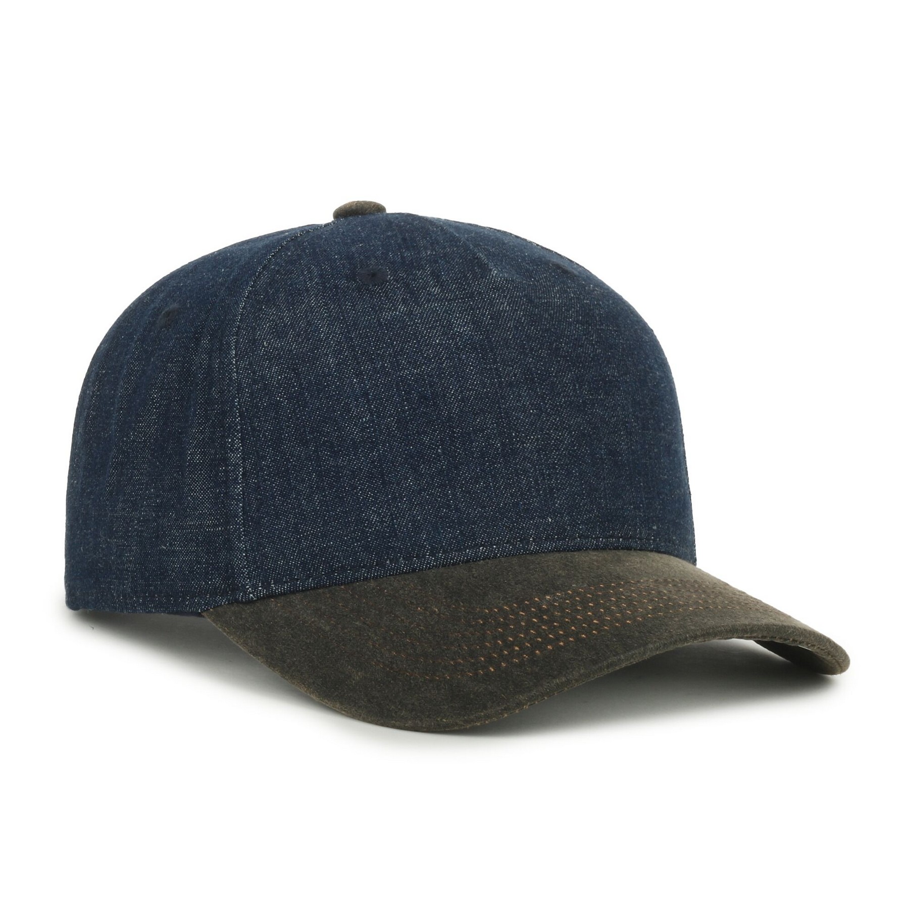 Denim Two-Tone 5-Panel Cap 1