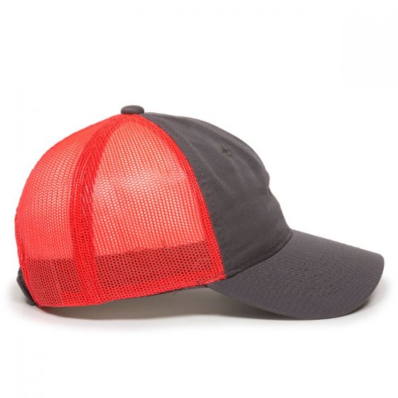 Outdoor Cap Garment Washed Trucker Hat 1