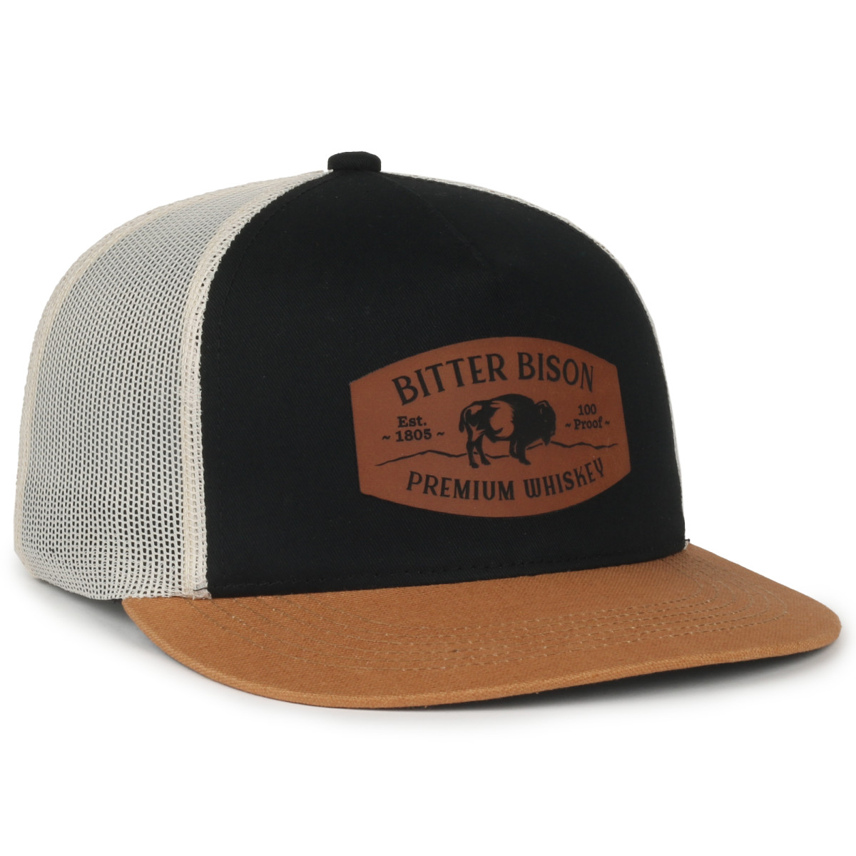 Five Panel Cap w/Mesh Back 1