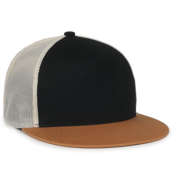 Five Panel Cap w/Mesh Back 1