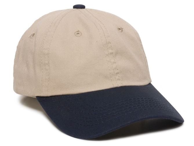 Unstructured Garment Washed Cap w/Hook & Loop Back 1