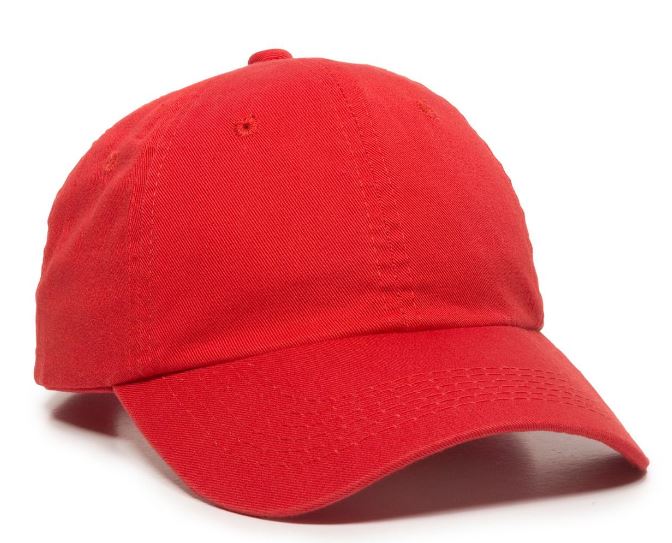 Unstructured Garment Washed Cap w/Hook & Loop Back 1