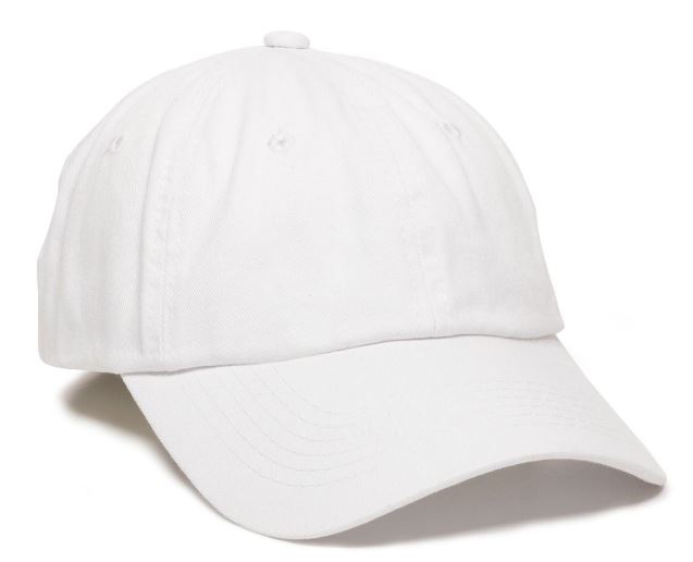 Unstructured Garment Washed Cap w/Hook & Loop Back 1