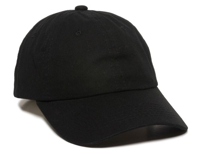 Unstructured Garment Washed Cap w/Hook & Loop Back 1