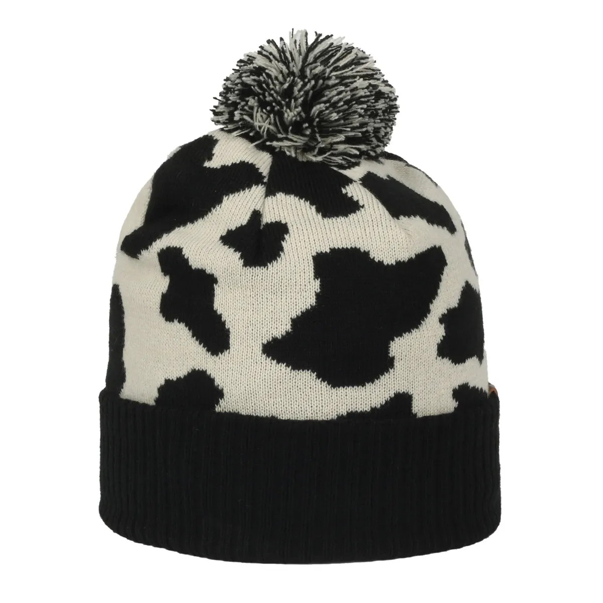 Graphic Watch Cap w/Pom 2