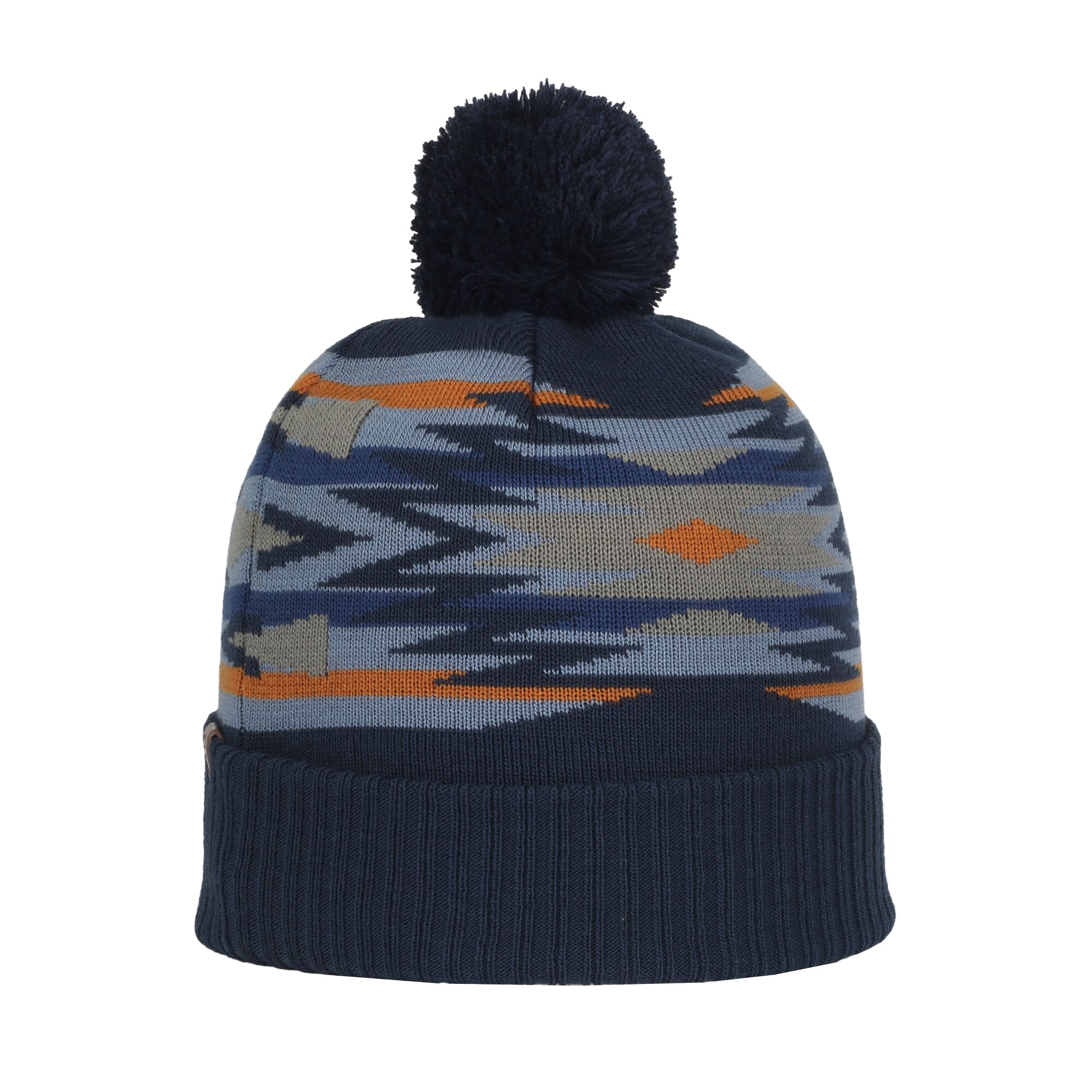 Graphic Watch Cap w/Pom 2