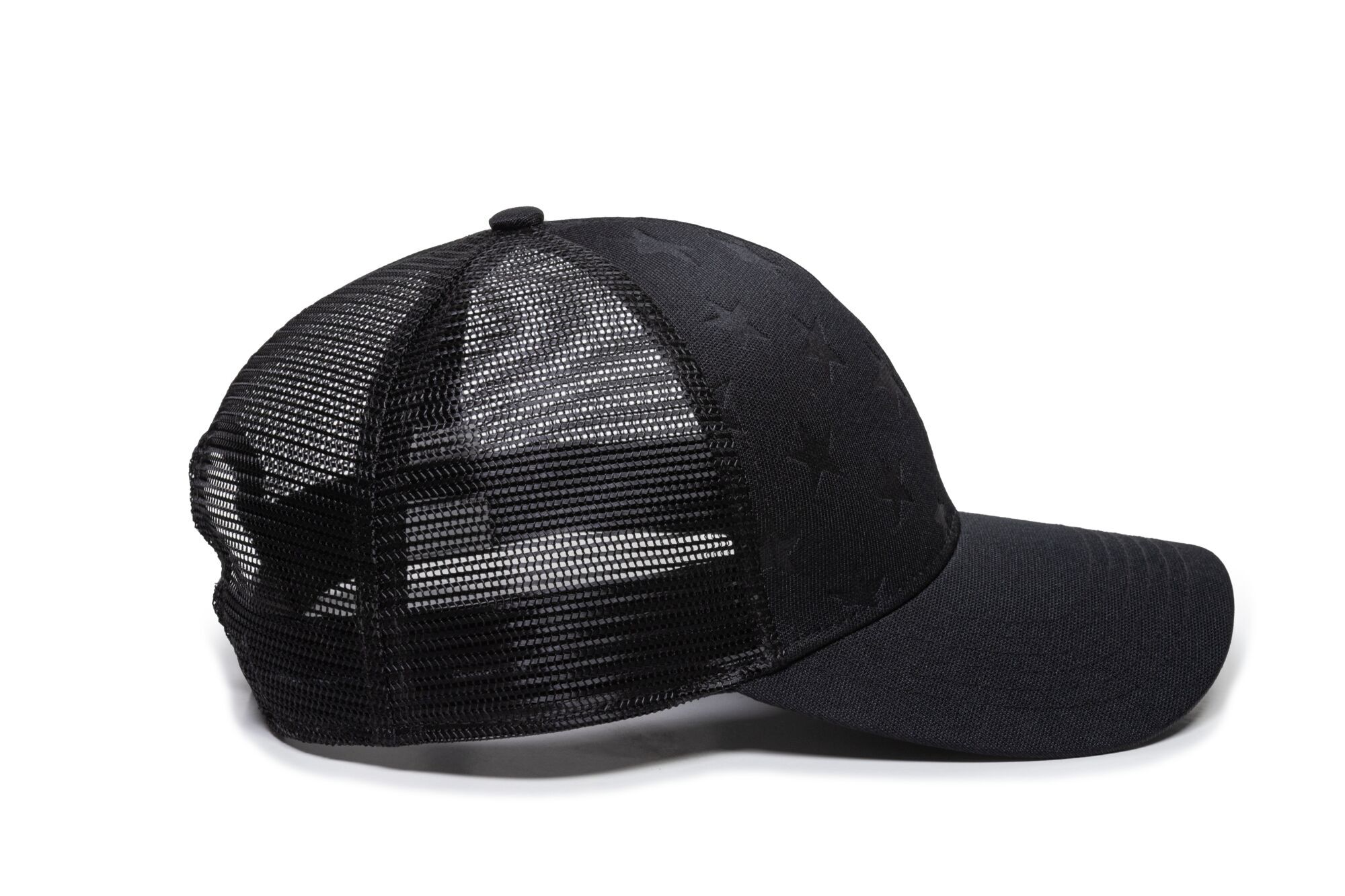 Debossed American Flag Mesh Back Cap 1