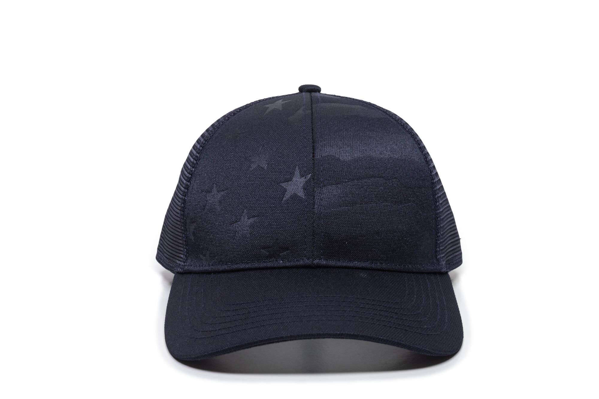 Debossed American Flag Mesh Back Cap 1