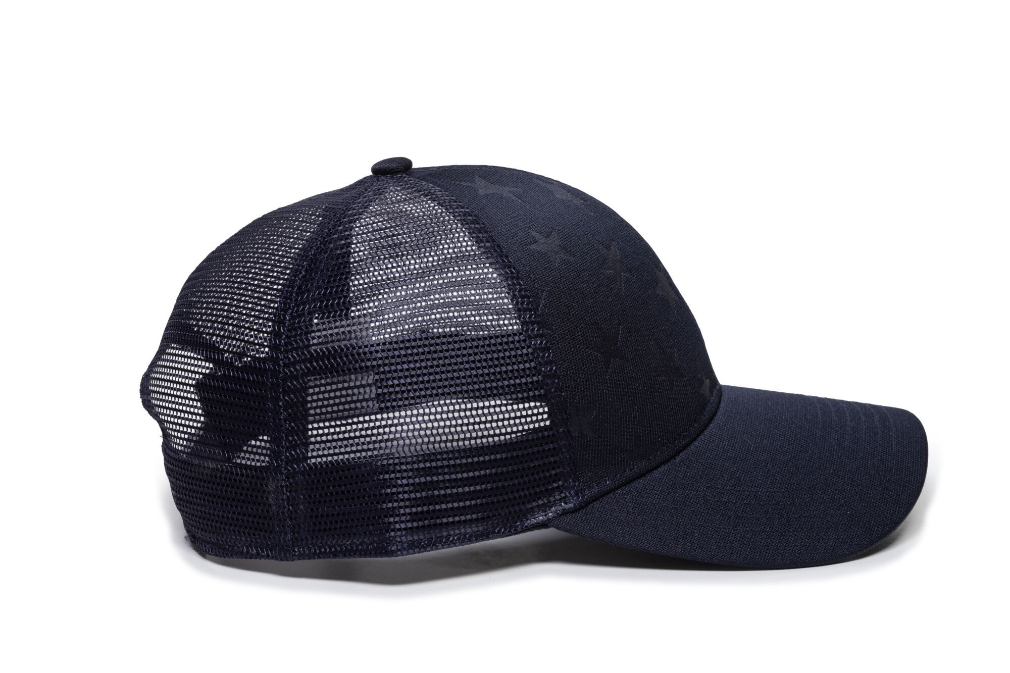 Debossed American Flag Mesh Back Cap 1