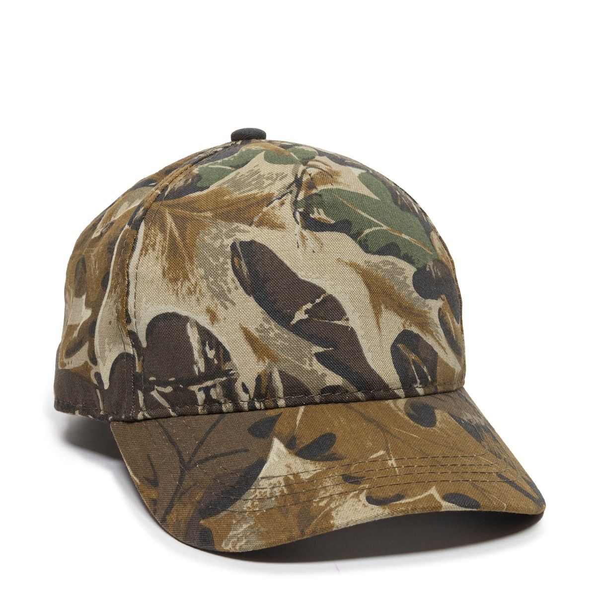 5 Panel Structured Camo Cap 1
