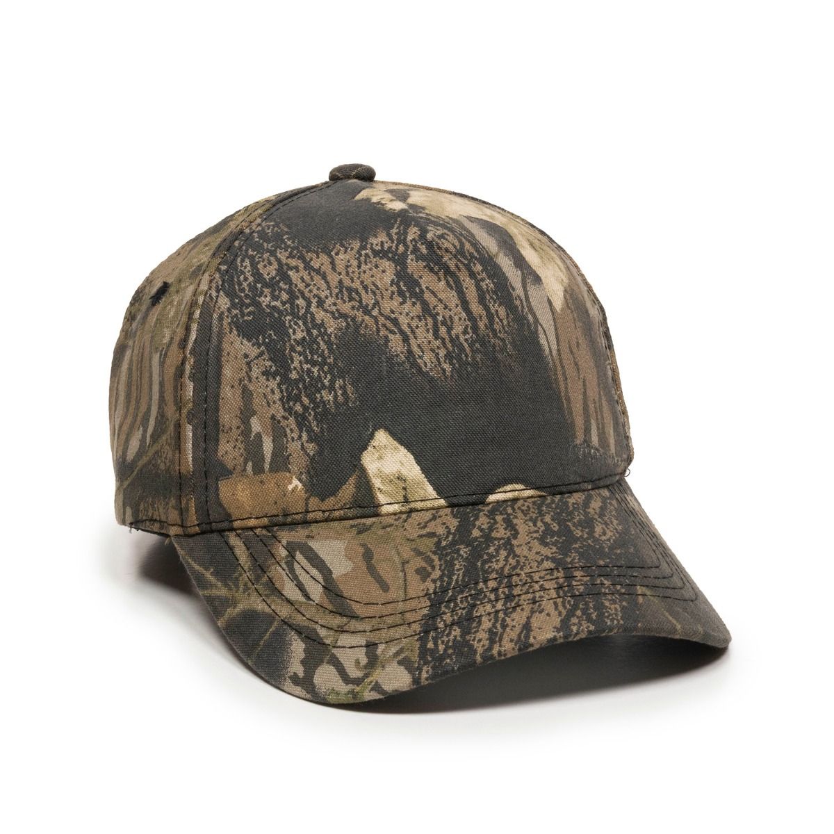 5 Panel Structured Camo Cap 1