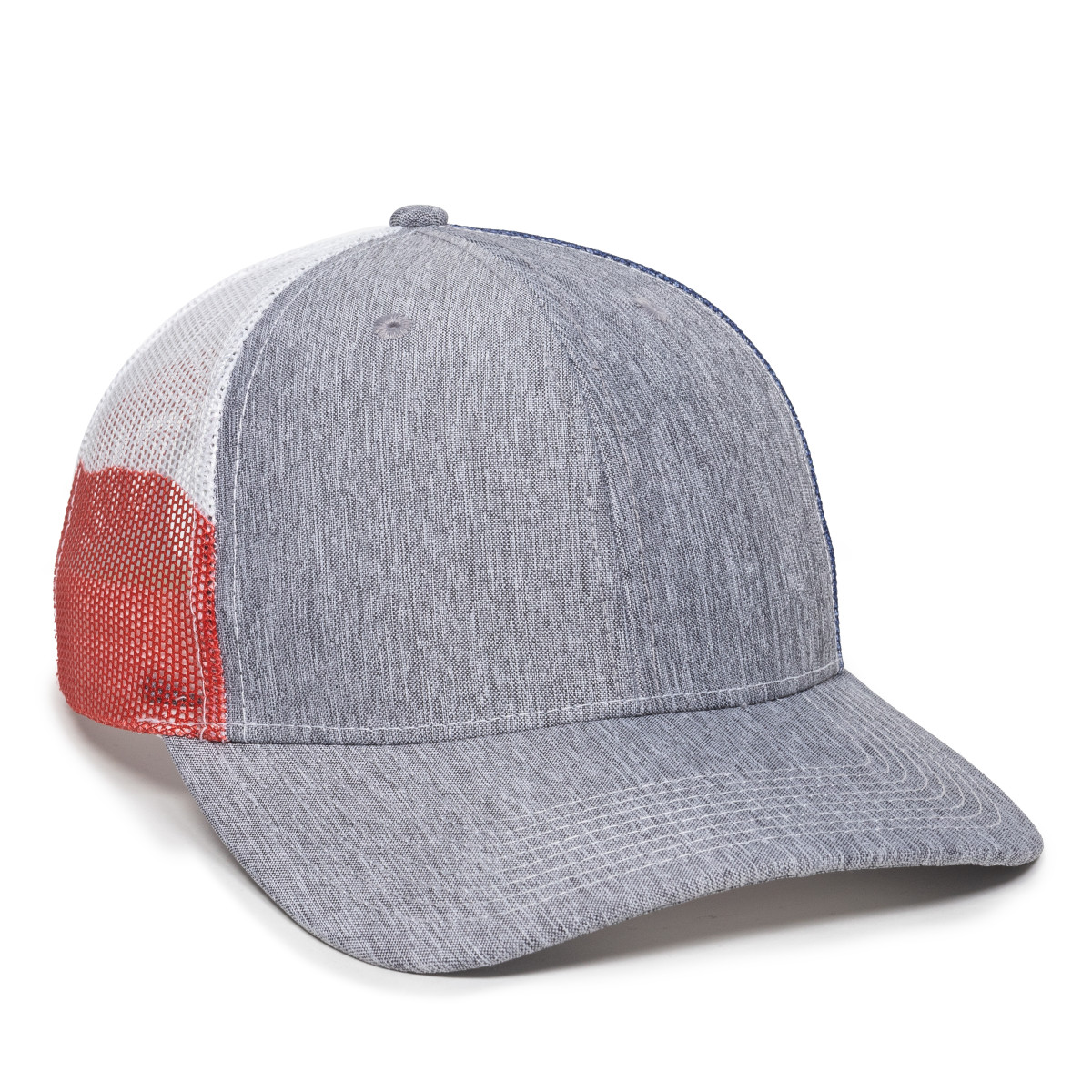 Premium Modern Trucker Cap w/Flag Mesh Back 1