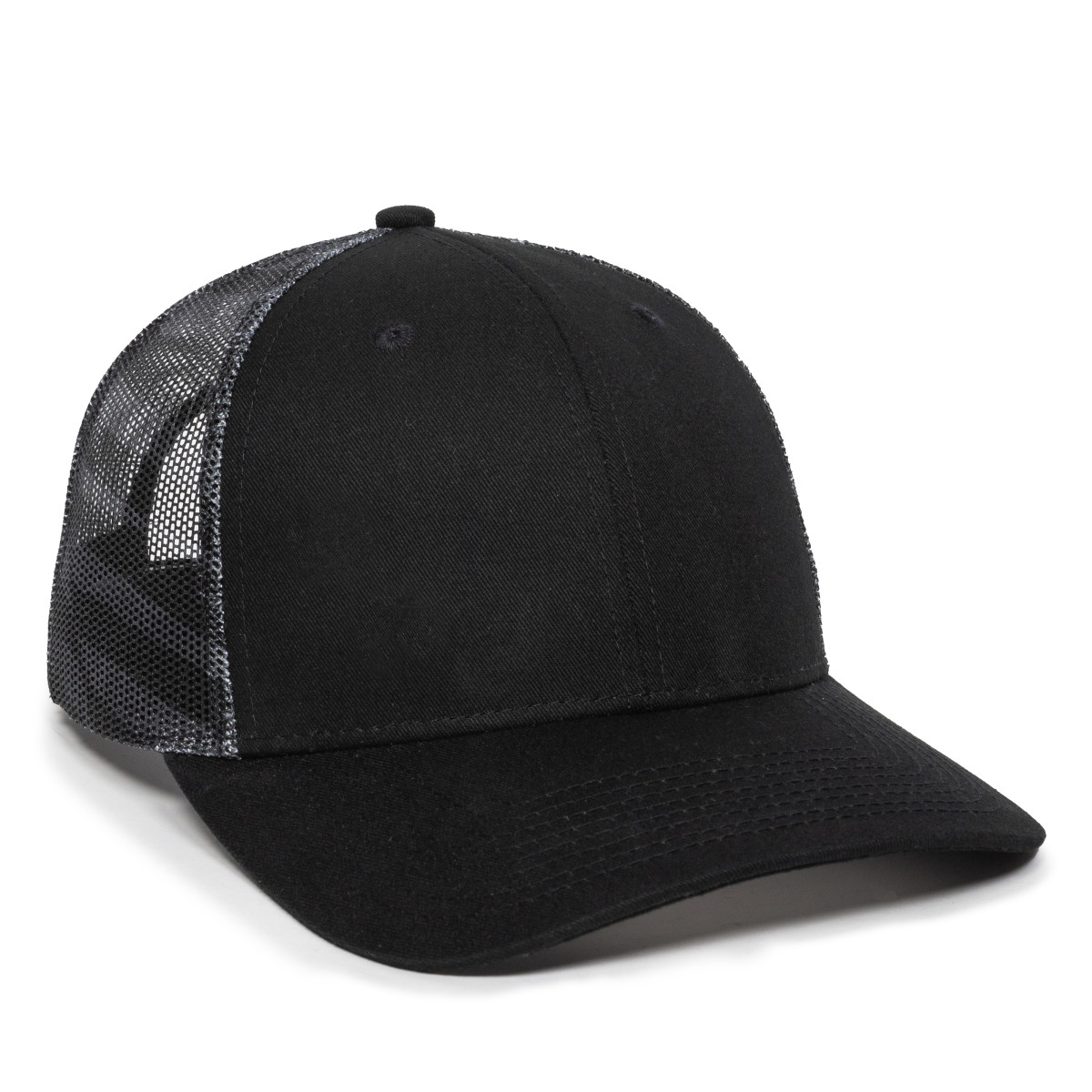 Premium Modern Trucker Cap w/Flag Mesh Back 1