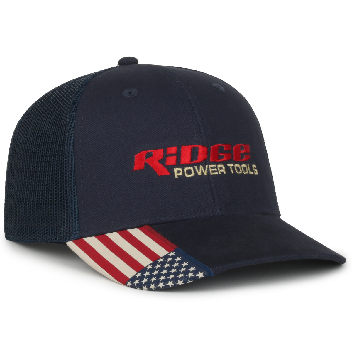 Mesh Back Cap w/Flag Visor Insert 1