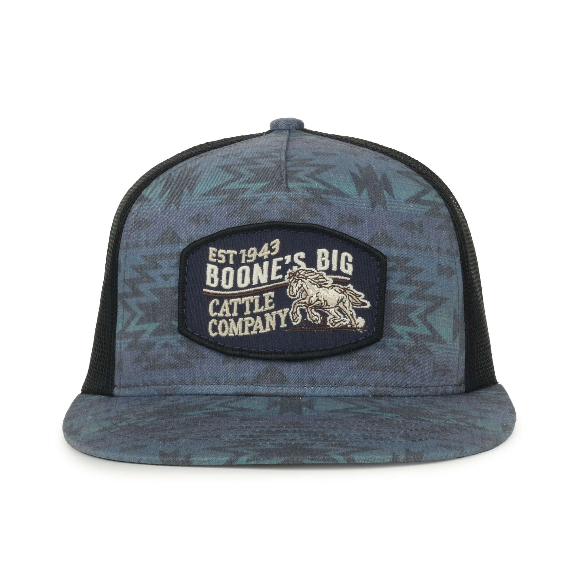 Printed 5-Panel Mesh Back Cap 1