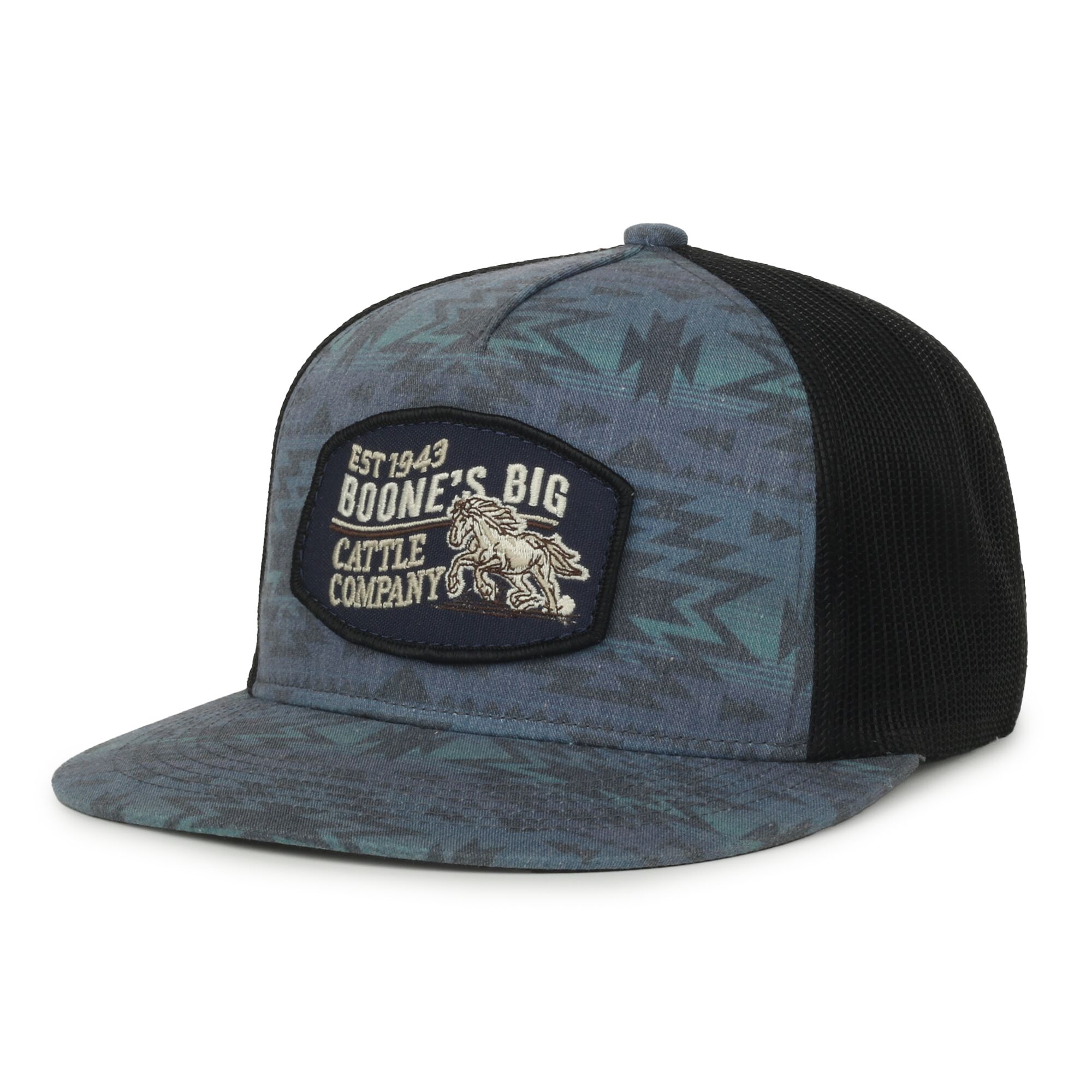 Printed 5-Panel Mesh Back Cap 1