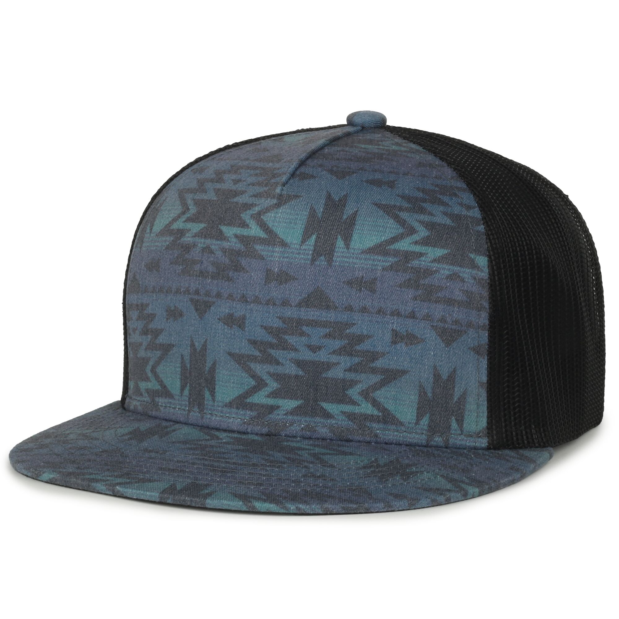 Printed 5-Panel Mesh Back Cap 1
