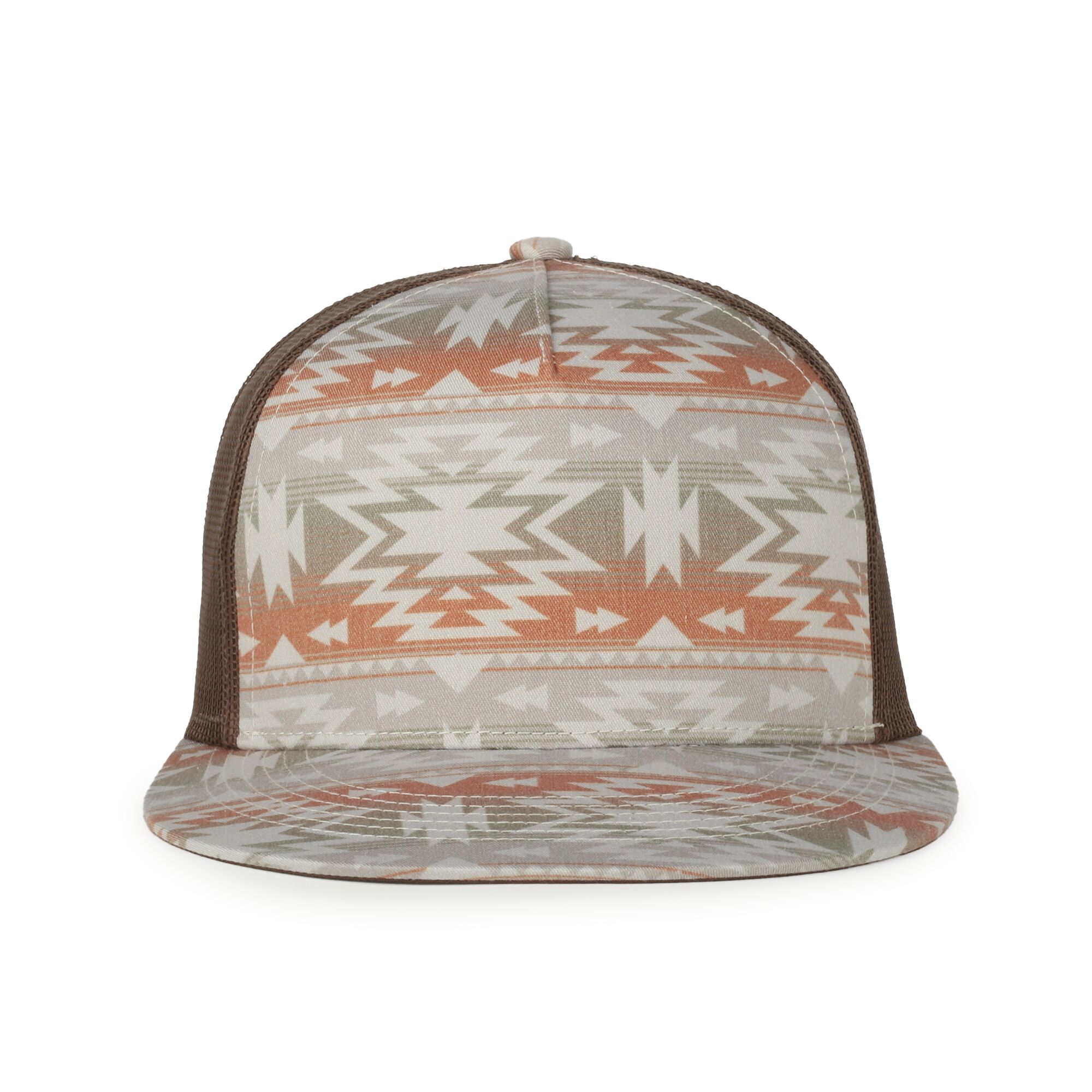 Printed 5-Panel Mesh Back Cap 1