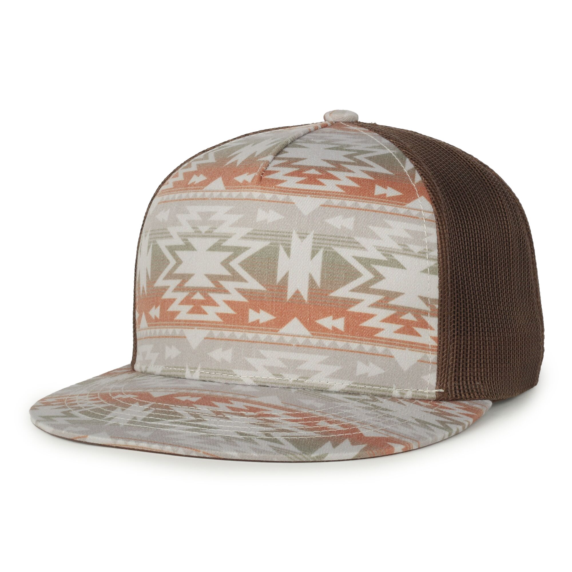 Printed 5-Panel Mesh Back Cap 1