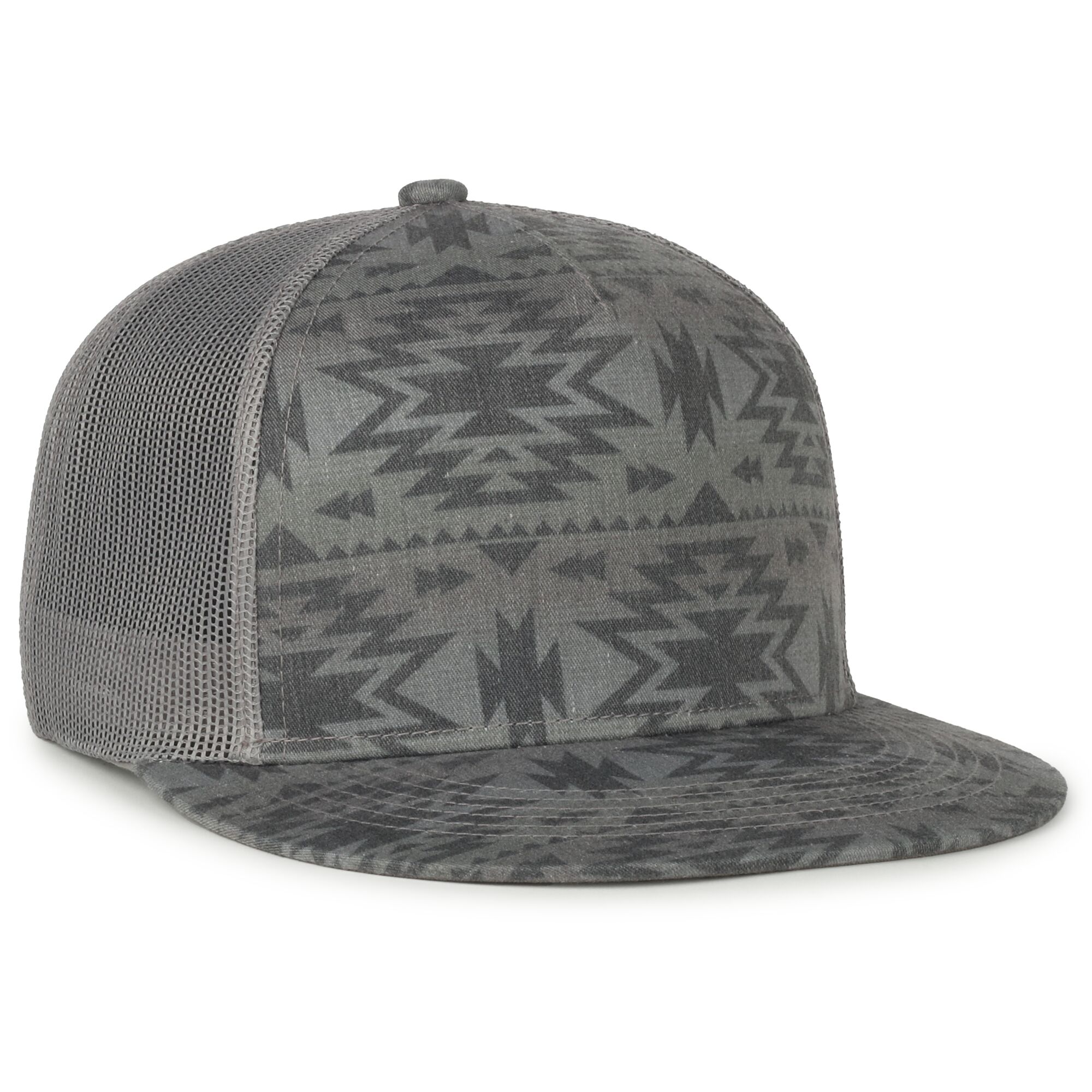 Printed 5-Panel Mesh Back Cap 1