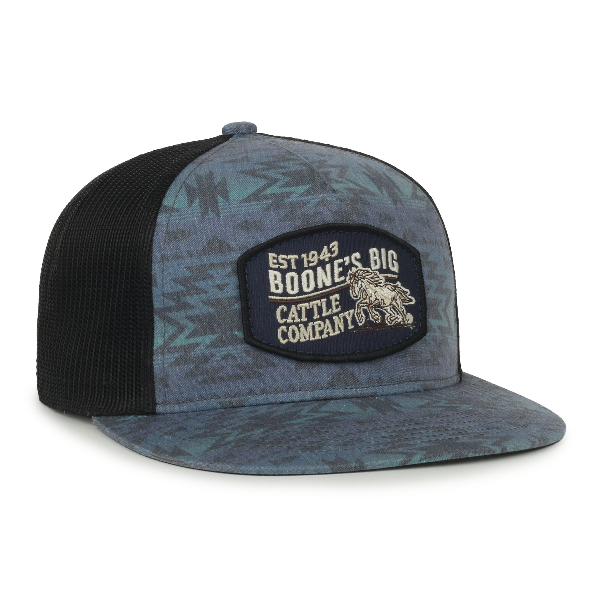 Printed 5-Panel Mesh Back Cap 1