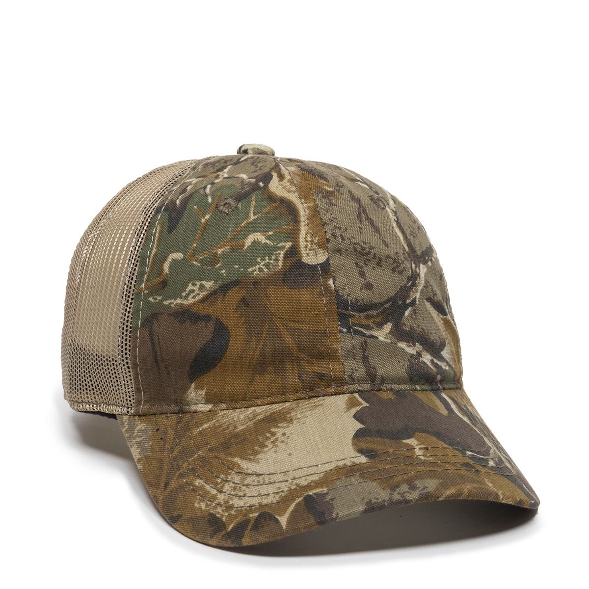 Washed Camo Cap w/Mesh Back 2