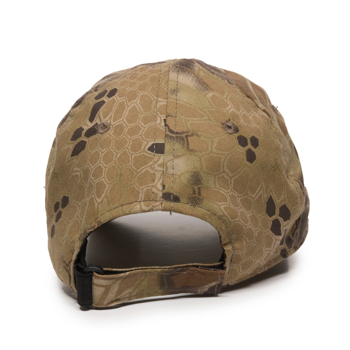 Tactical Unstructured Camo Cap w/Flag 2