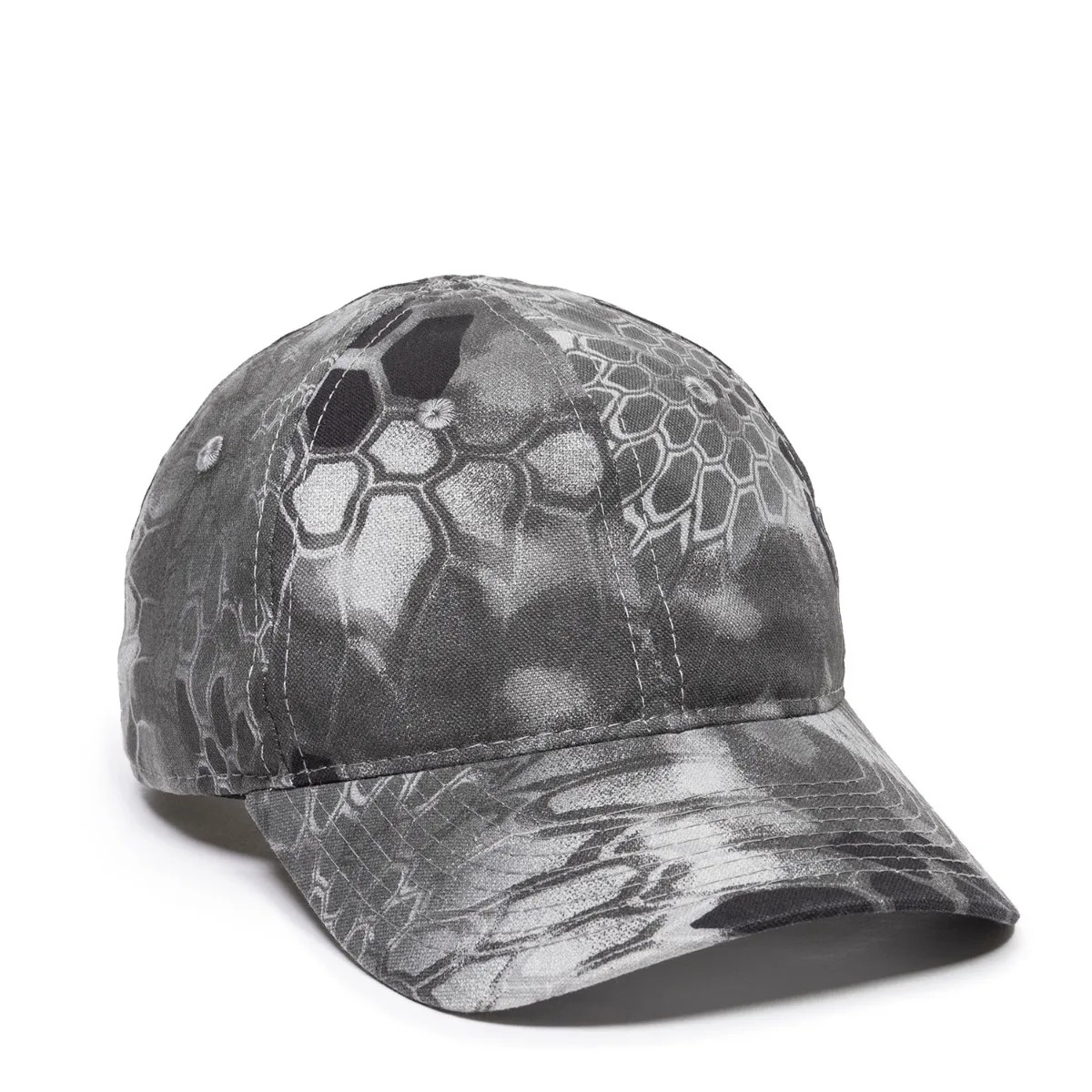 Tactical Unstructured Camo Cap w/Flag 2