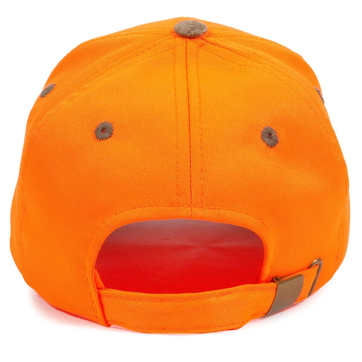 Blaze Orange Cap w/Camo Visor 1