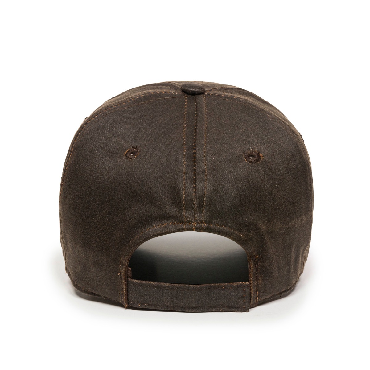 Weathered Cotton Cap w/Solid Back 1