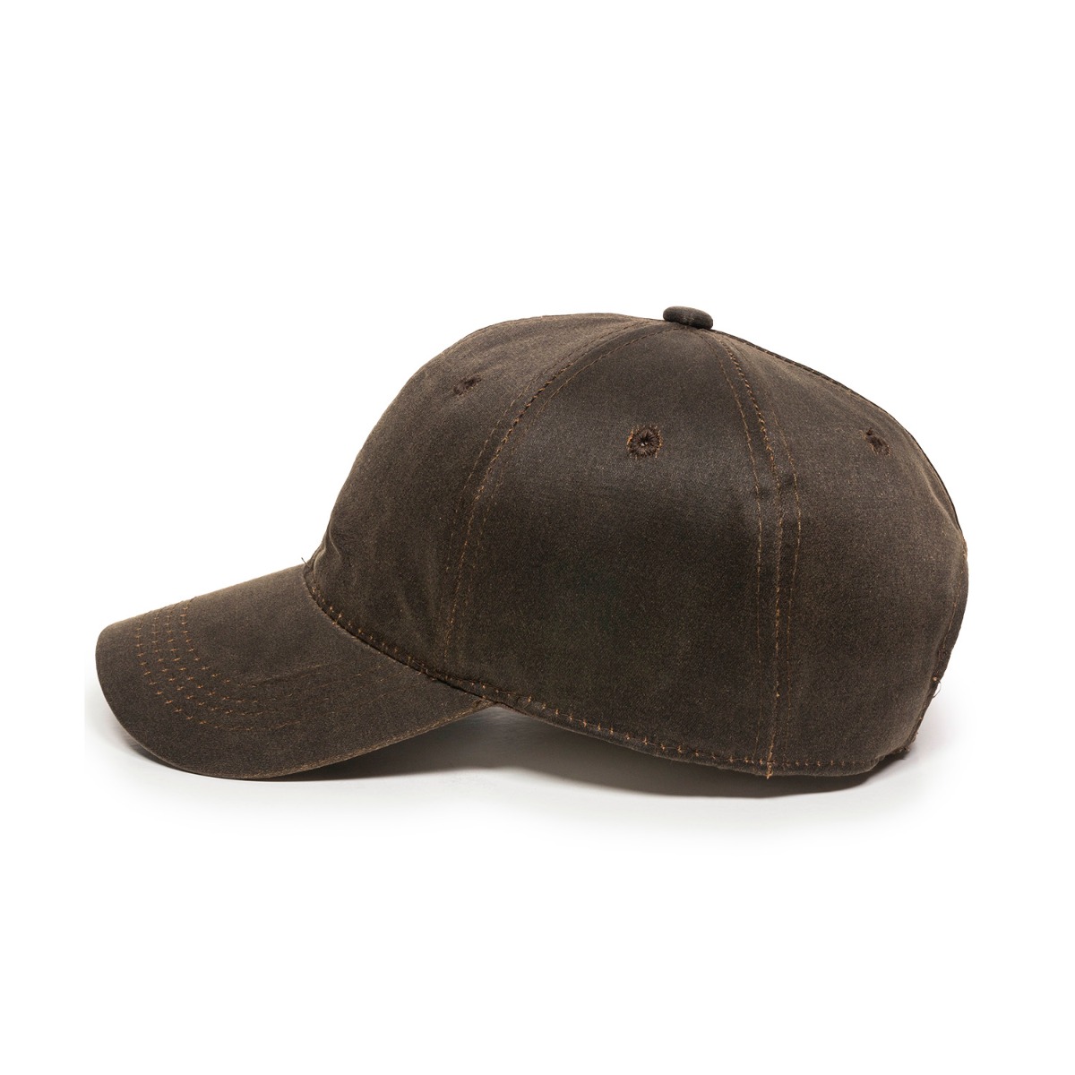 Weathered Cotton Cap w/Solid Back 1