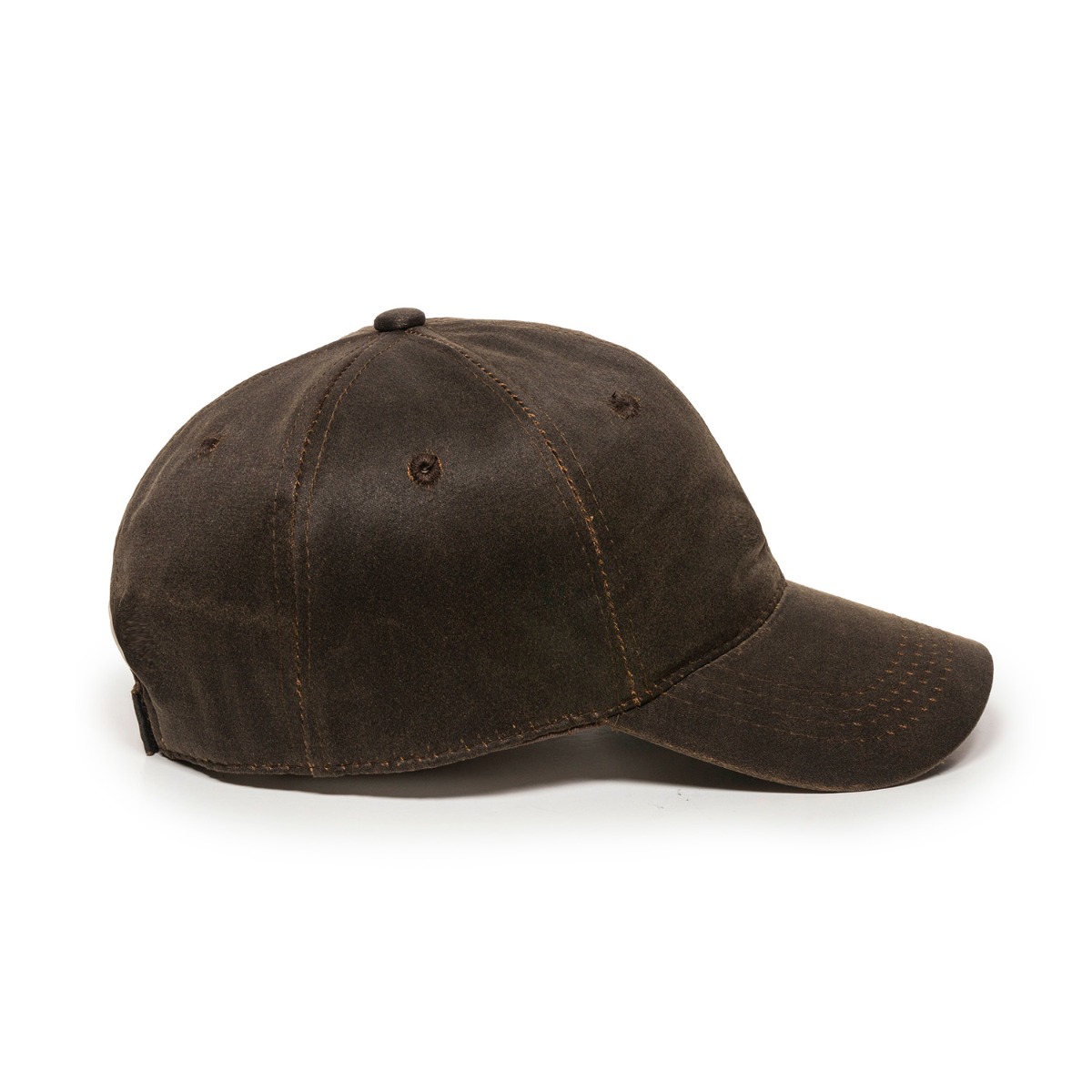 Weathered Cotton Cap w/Solid Back 1