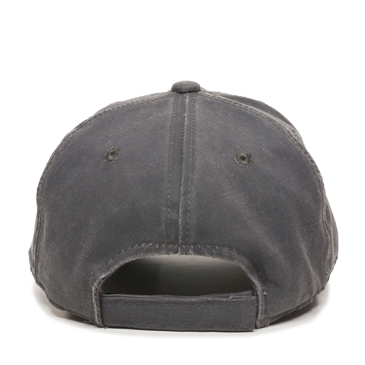 Weathered Cotton Cap w/Solid Back 1