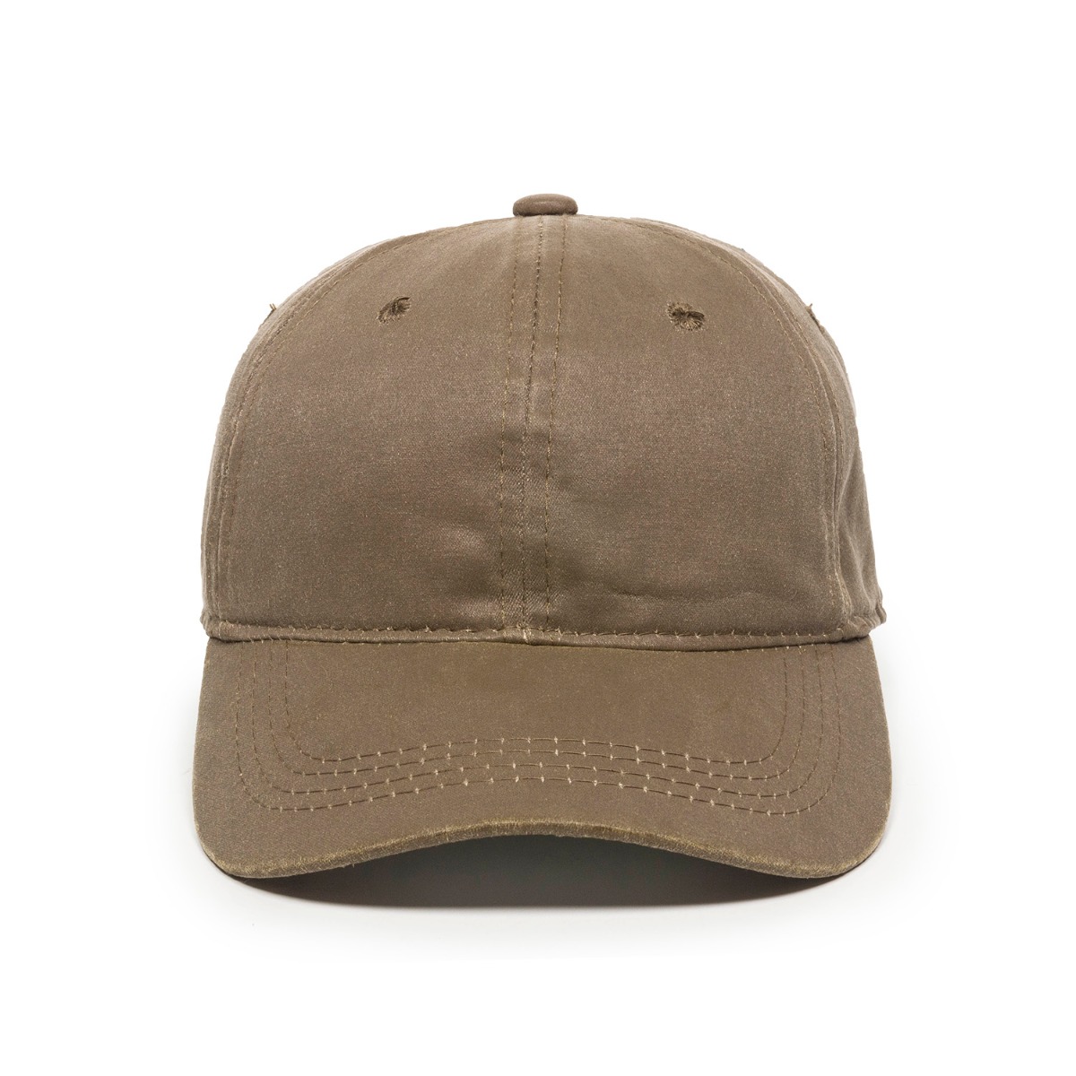 Weathered Cotton Cap w/Solid Back 1