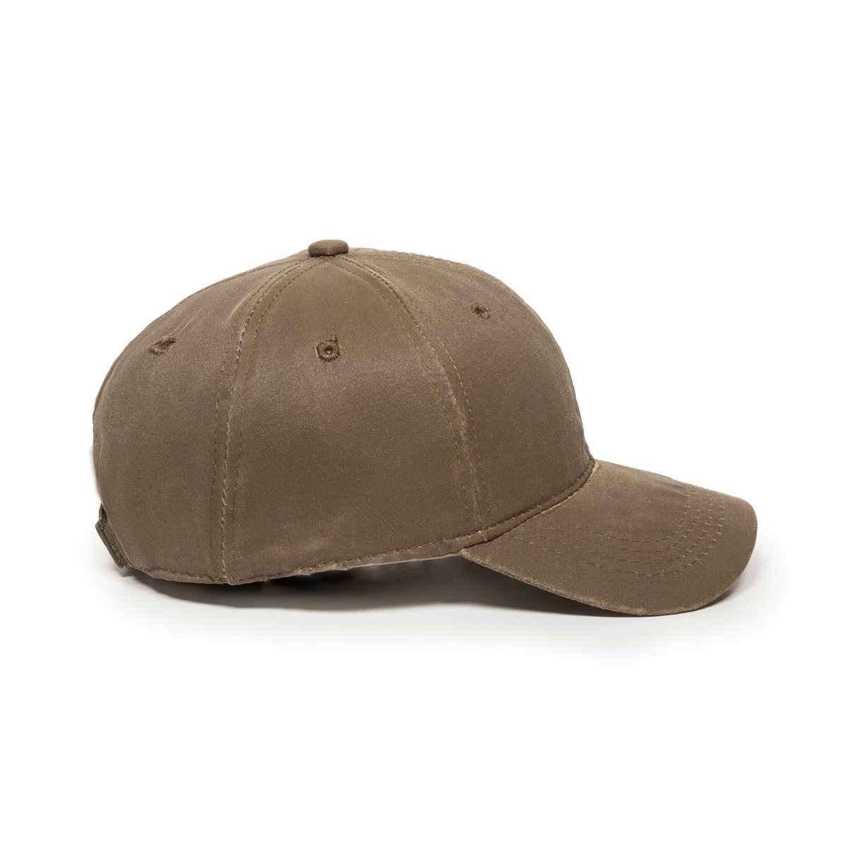 Weathered Cotton Cap w/Solid Back 1