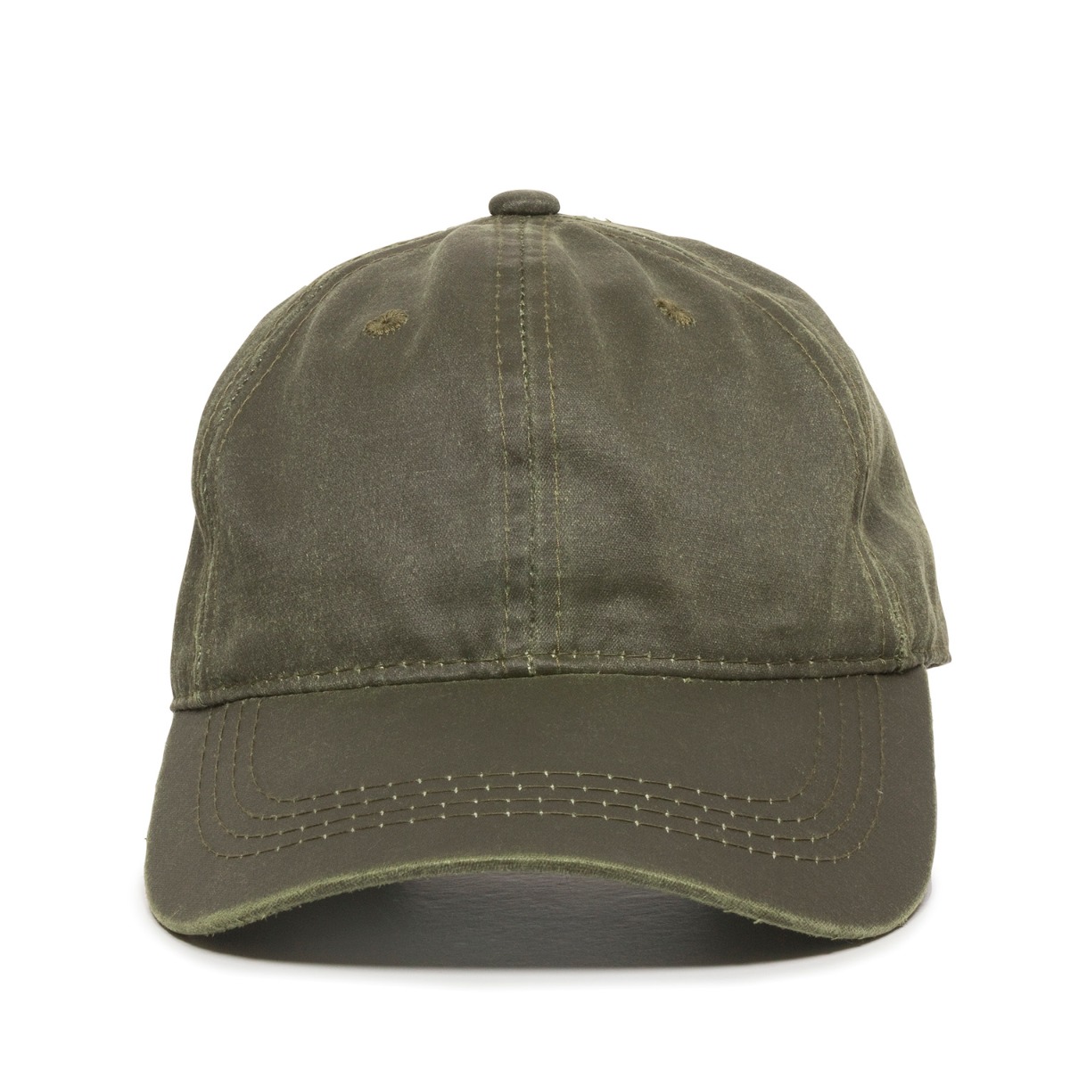 Weathered Cotton Cap w/Solid Back 1