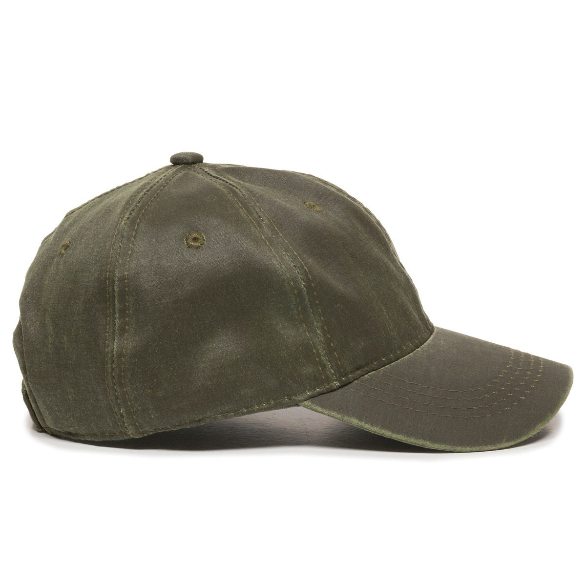 Weathered Cotton Cap w/Solid Back 1