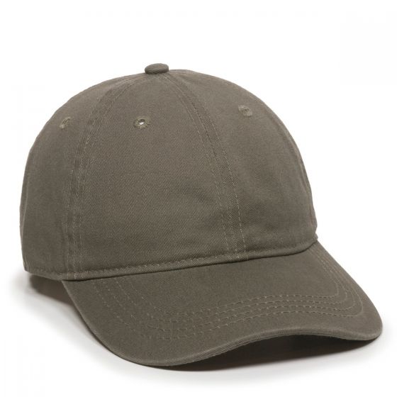 Outdoor Cap Garment Washed Dad Cap w/Tuck & Slide Strap 2