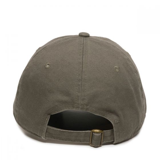 Outdoor Cap Garment Washed Dad Cap w/Tuck & Slide Strap 2
