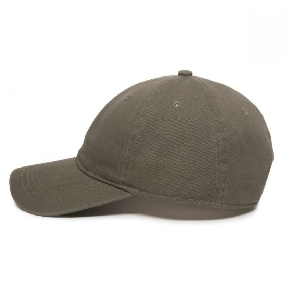 Outdoor Cap Garment Washed Dad Cap w/Tuck & Slide Strap 2