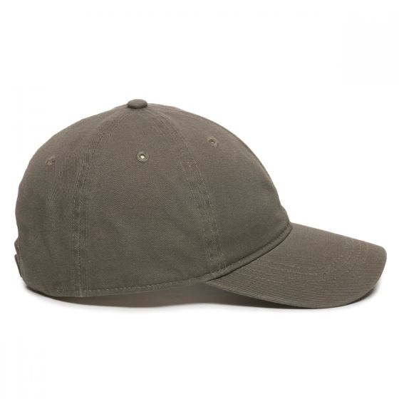 Outdoor Cap Garment Washed Dad Cap w/Tuck & Slide Strap 2