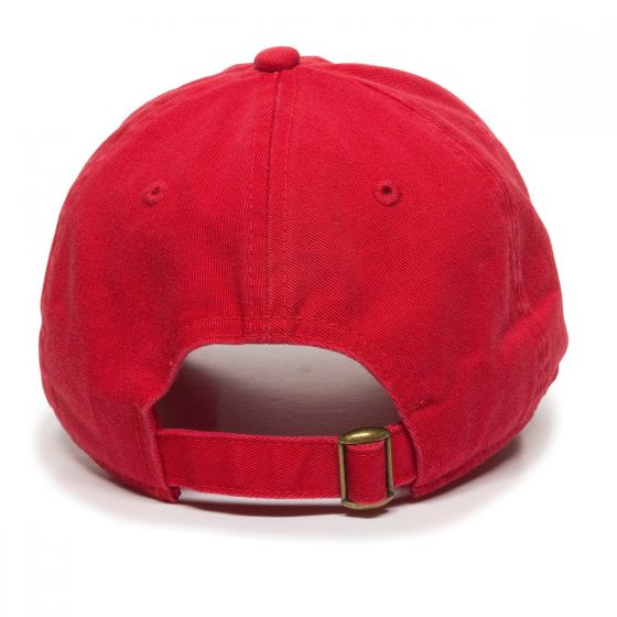 Outdoor Cap Garment Washed Dad Cap w/Tuck & Slide Strap 2