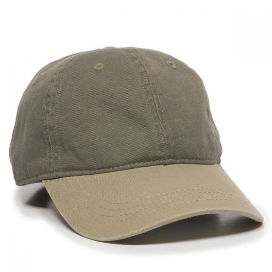 Outdoor Cap Garment Washed Dad Cap w/Tuck & Slide Strap 2