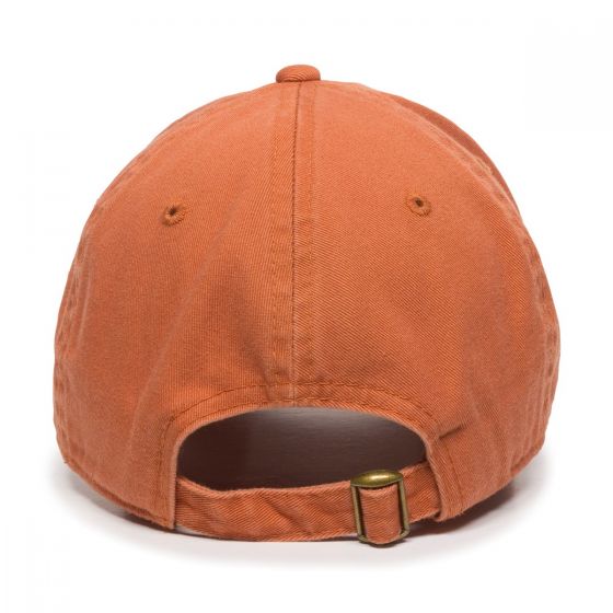 Outdoor Cap Garment Washed Dad Cap w/Tuck & Slide Strap 2